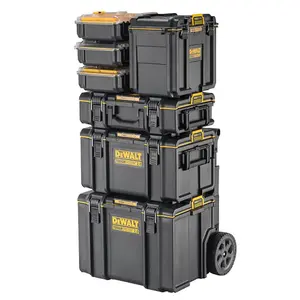 Dewalt Toughsystem 2 11PC Rolling Mobile Tool Storage Box Trolley + Organisers