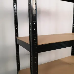 Garage Shelving 90cm Wide & 180cm High Heavy Duty 5 Tier Multipurpose Metal Racking Unit  or Warehouse Shelving Storage