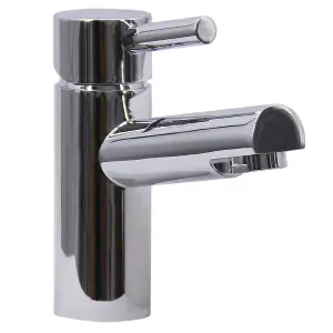 SunDaze Chrome Basin Sink Mixer Tap Modern Bathroom Lever Faucet