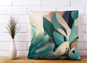 Abstract Tropical Leaves Cushions 45cm x 45cm