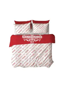 Liverpool FC Tone Double Panel Duvet and Pillowcase Set