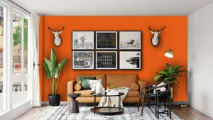 Leyland Trade Vinyl Soft Sheen Walls & Ceilings Emulsion Paint Ral Orange (RAL 2017) - 2.5L