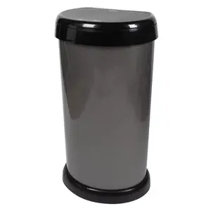 42 Litre Touch Top Waste Bin Gray