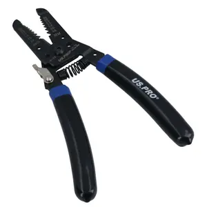 7" Curved Handle Electrical Wire Strippers and Cutters for Wire 0.6mm-2.6mm