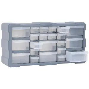 Berkfield Multi-drawer Organiser with 22 Drawers 49x16x25.5 cm