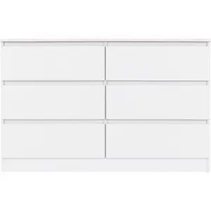 Braunstein 6 Drawer Chest Of Drawers White