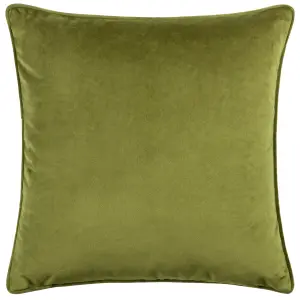 Hoem Malans Cut Velvet Piped Feather Rich Cushion