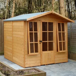 Shire Chatsworth 7x7ft Summerhouse Single Door 12mm T&G