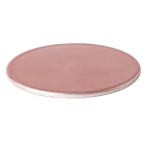 Metallic Coasters - Rose Gold - 10cm - Pack of 6 - Table Non-Slip Drink Mats by Harbour Housewares