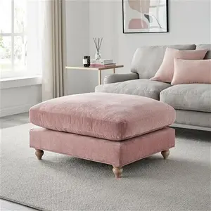 DUSK Hampshire Pouffe - Blush Pink