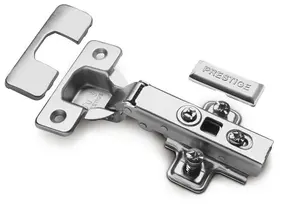 35mm, 110 degree GTV Prestige - soft close hinge - kitchen cabinet - full overlay - with euro screws - set of 2