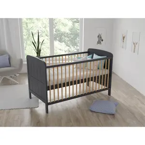 Crow Cot Bed Anthracite/Pine