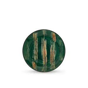 Wilmax Colourboom 18cm Round Plate 18 Cm (Set of 6) Green