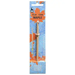 MPLE I-C/HK 15CMX6.00 - Crochet Hook: Interchangeable: Maple: 15cm x 6.00mm - Pony