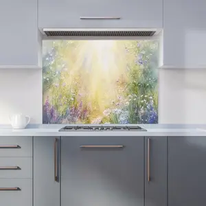 Ava Sterling: 00003 Premium Glass Kitchen Splashback W900mm x H650mm