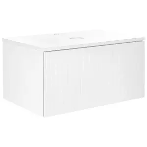 Bathroom Wall Mounted Cabinet 80 x 52 cm White ALIZRA