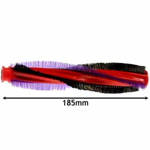 SPARES2GO Brushroll Brush Bar compatible with Dyson V6 SV03 Flexi DC62 Vacuum Cleaner (185mm)