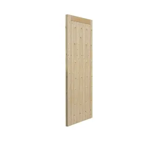 Westby Framed Ledged and Braced Unfinished External Door 1981mm H x 686mm W x 44mm D