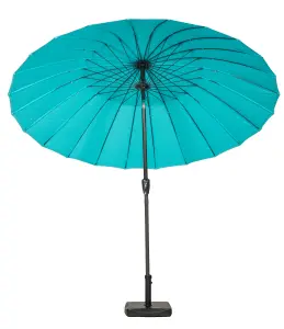 2.7m Aqua Crank and Tilt Shanghai Parasol (38mm Pole, 24 Ribs)