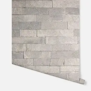 Arthouse Graphite Slate Taupe Wallpaper