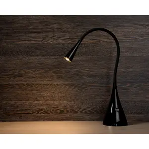 Lucide Zozy Modern Desk Lamp - LED Dim. - 1x4W 3000K - Black