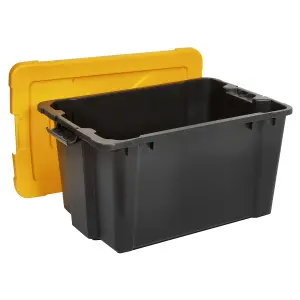 Sealey Composite Stackable Storage Box With Lid 54 Litre Storage Organiser APB54