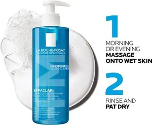 La Roche-Posay Effaclar Purifying Foaming Gel Cleanser For Oily, Blemish-Prone Skin 400Ml