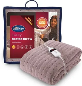 Silentnight Heated Throw - Charcoal