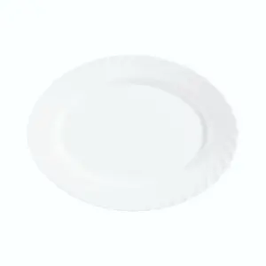 URBNLIVING 35cm Diameter White Oval Platter