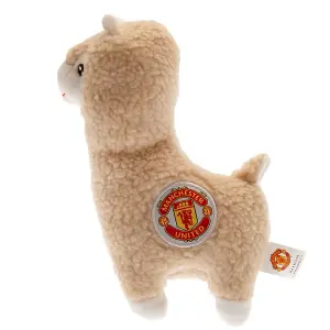 Manchester United FC Llama Plush Toy Cream (One Size)