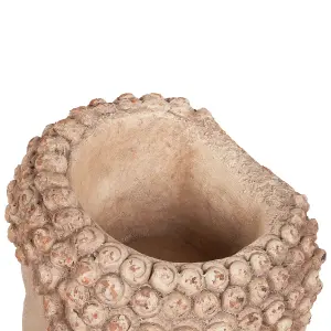 Plant Pot BUTOMUS Ceramic Sand Beige