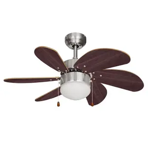 Redegonda 76cm Ceiling Fan with Light Kit No