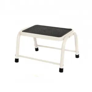 Oypla Single Caravan Step Stool Steel Non Slip Rubber Tread Safety