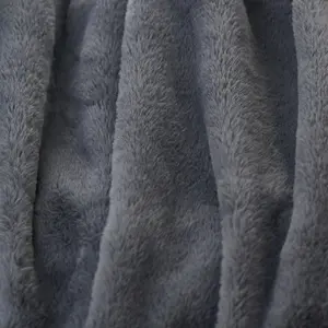 Cosi Home Faux Fur Electric Heated Throw - Grey