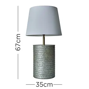 ValueLights Flemming Metal Table Lamp With Shade