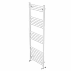 Rinse Straight Bathroom Heated Towel Rail Ladder Radiator White 1600x600mm