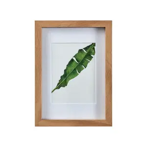 Matt Oak effect Plain Single Picture frame (H)29.7cm x (W)21cm