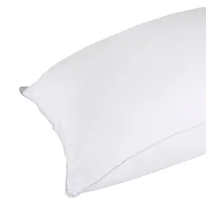 Homescapes Anti Bacterial Pillow Super Microfibre Extra Fill, 48 x 74 cm