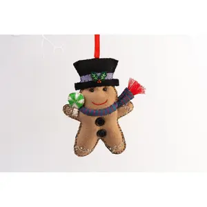 Gingerbread Man - Christmas Tree Hanging Figurine Ornament