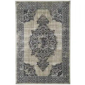 Origins Saville Grey / Blue Rug 67 X 200