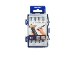 Dremel Glass etching 8 piece Multi-tool kit