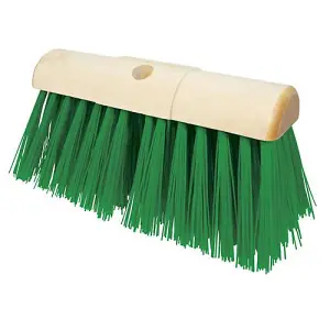 330mm Broom Head 132 Outdoor Brush Replacement PVC Saddleback Raised Centre