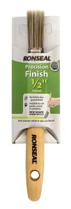 Ronseal Precision finish ½" Fine tip Soft grip Paint brush