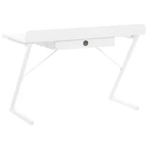 Home Office Desk with Storage White FOCUS