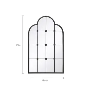 Monaco Garden Mirror Weather Resistant Wall Mount