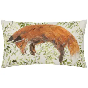 Evans Lichfield Shugborough Birds Traditional Polyester Filled Cushion