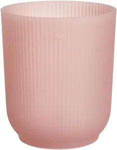 Elho Vibes Fold Orchid High 12.5cm Frosted Pink Recycled Plastic Plant Pot