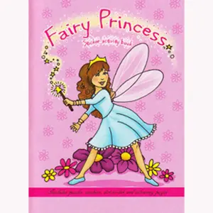 WF Graham A6 Sticker & Activity Books (Pack of 24) Fairy Princess (One Size)