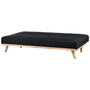 Beliani Traditional Sofa Bed FROYA Black