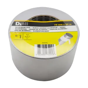 Diall Silver Gas Tape (L)50m (W)75mm